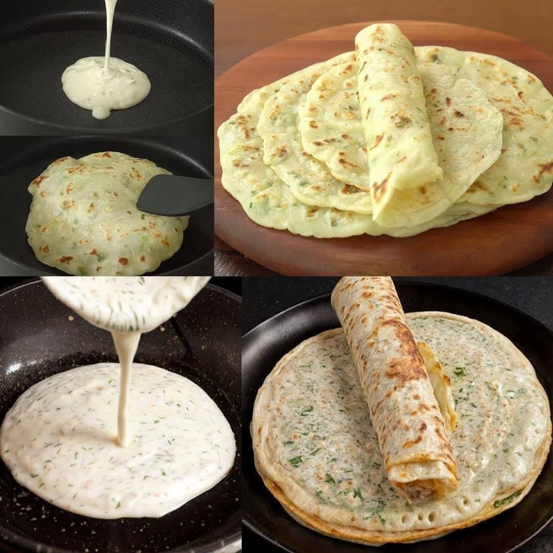 Liquid Dough, Garlic Flatbread