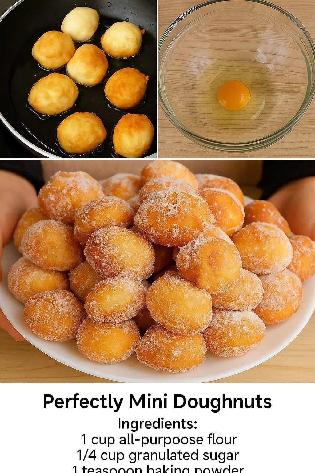 Perfectly Mini Doughnuts
