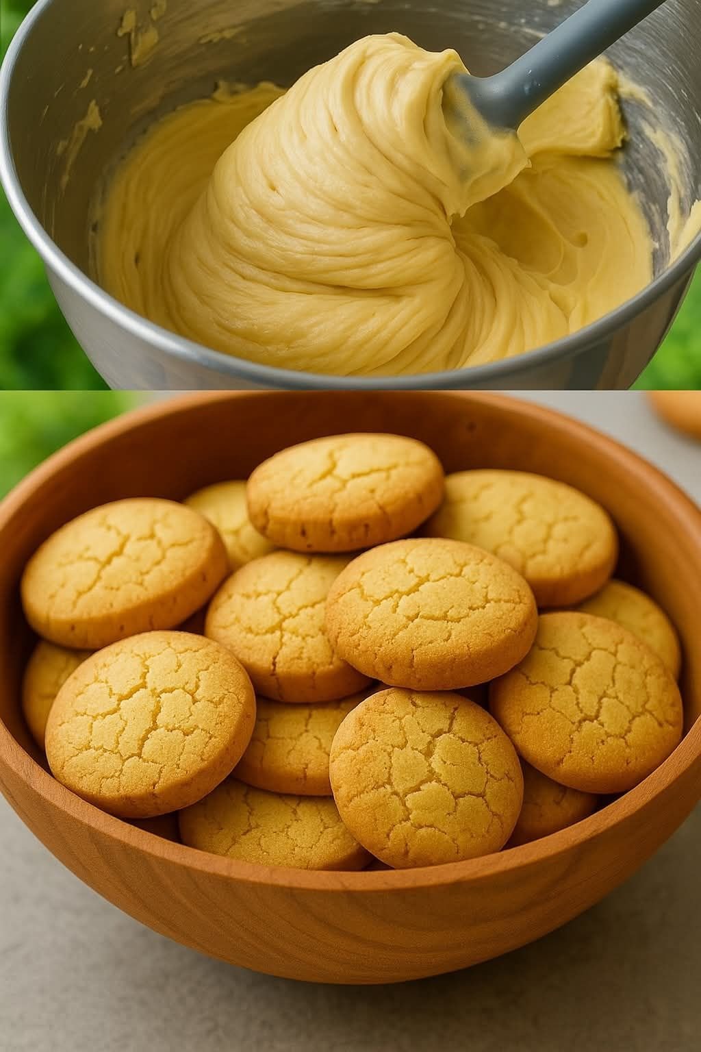 Eggless butter cookies